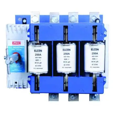 ELCON 250A 4 POLE SWITCH FUSE UNIT