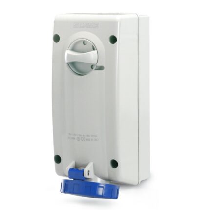 SCAME 16A 3 PIN INTERLOCKED SOCKETS AND PLUG IP67