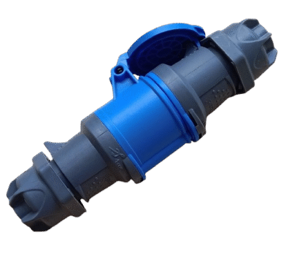 16A 3 PIN PLUG AND CONNECTOR IP44